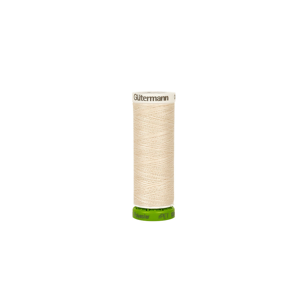 Gutermann Recycled Polyester Thread 100m - 802 Eggshell - Joann Fabrics