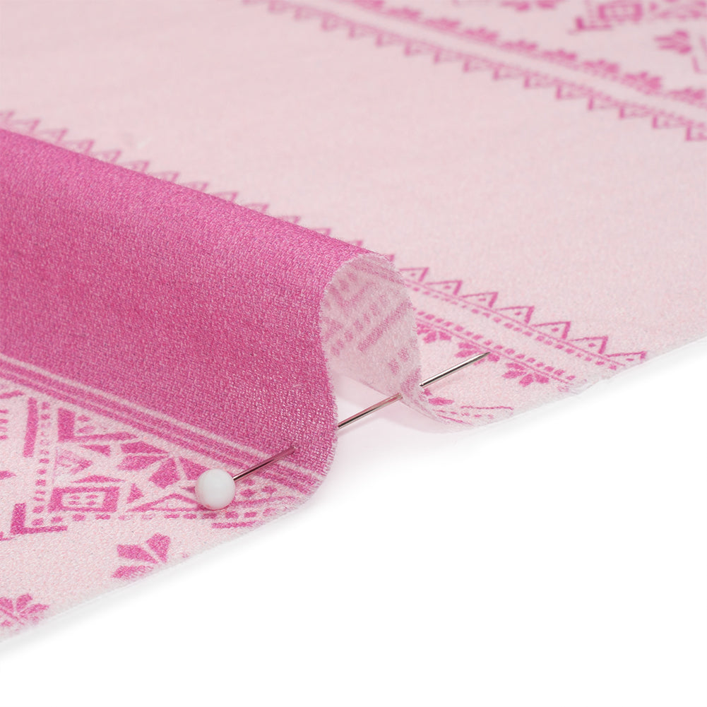 Mood Exclusive Pink Feel the Vibe Cotton Crepe - Joann Fabrics
