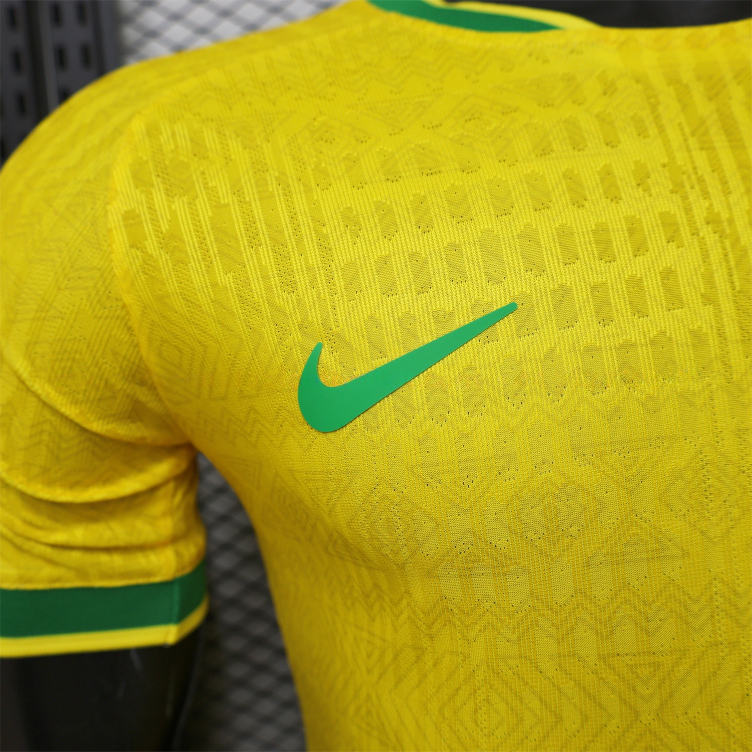 Brazil 2026 Green Edge Yellow Special Jersey - Player Version - UnitedFutballJersey