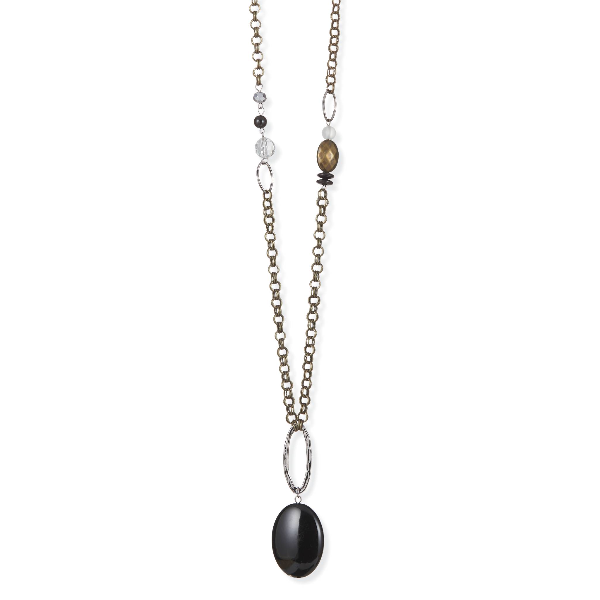 Mixed-Bead Drop Necklace - Northstyle Catalog