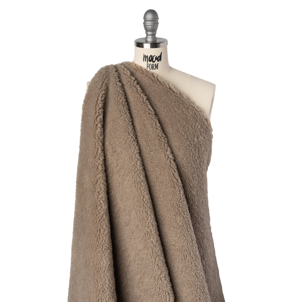 Recycled Polyester Faux Sherling Fur - Warm Gray - Joann Fabrics