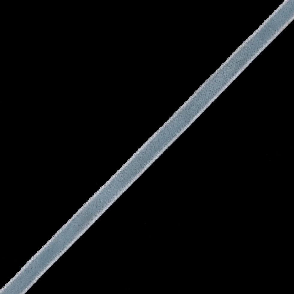 Single Faced Velvet Ribbon Made in Italy - 1/8