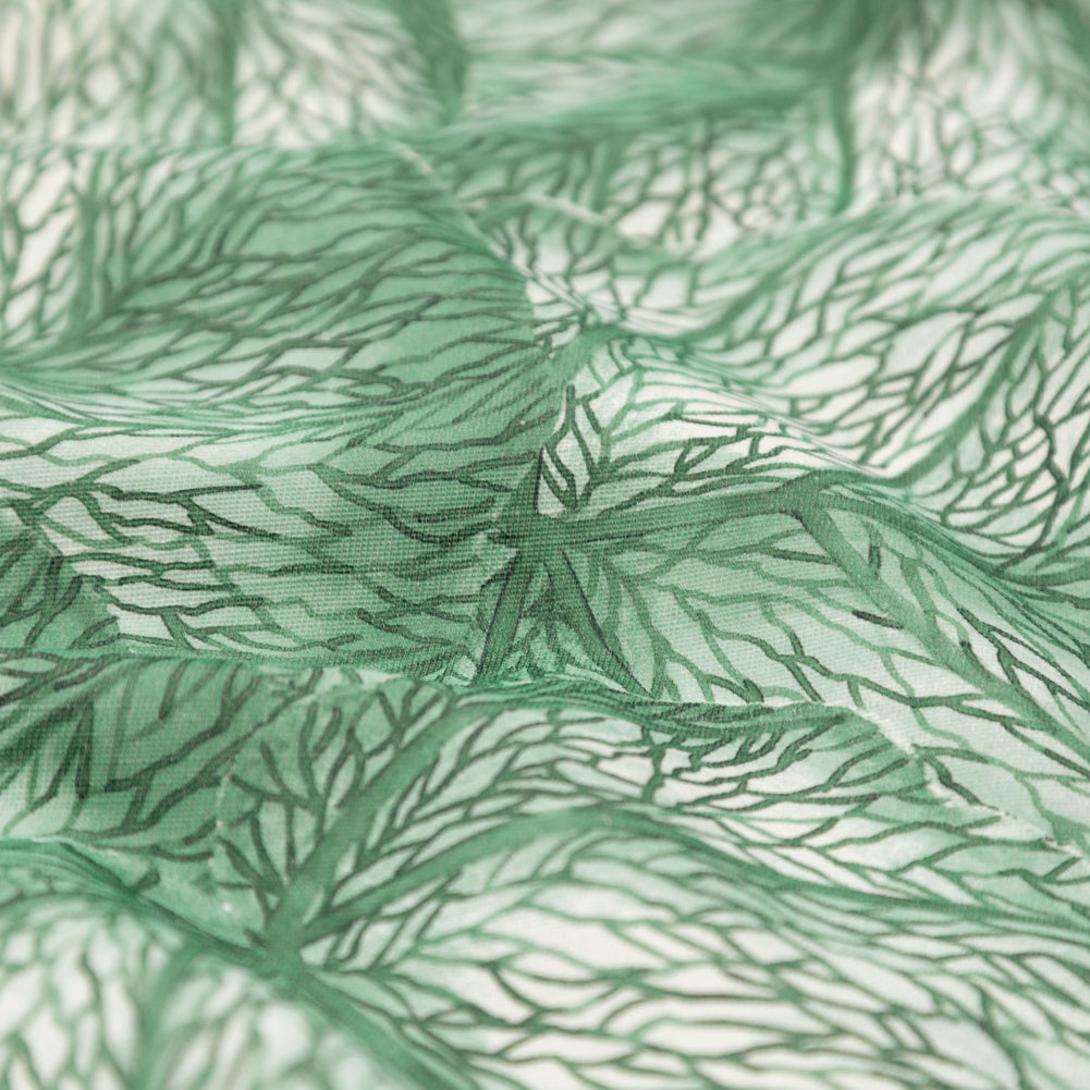 Green Tropical Leaves Printed Woven - Joann Fabrics