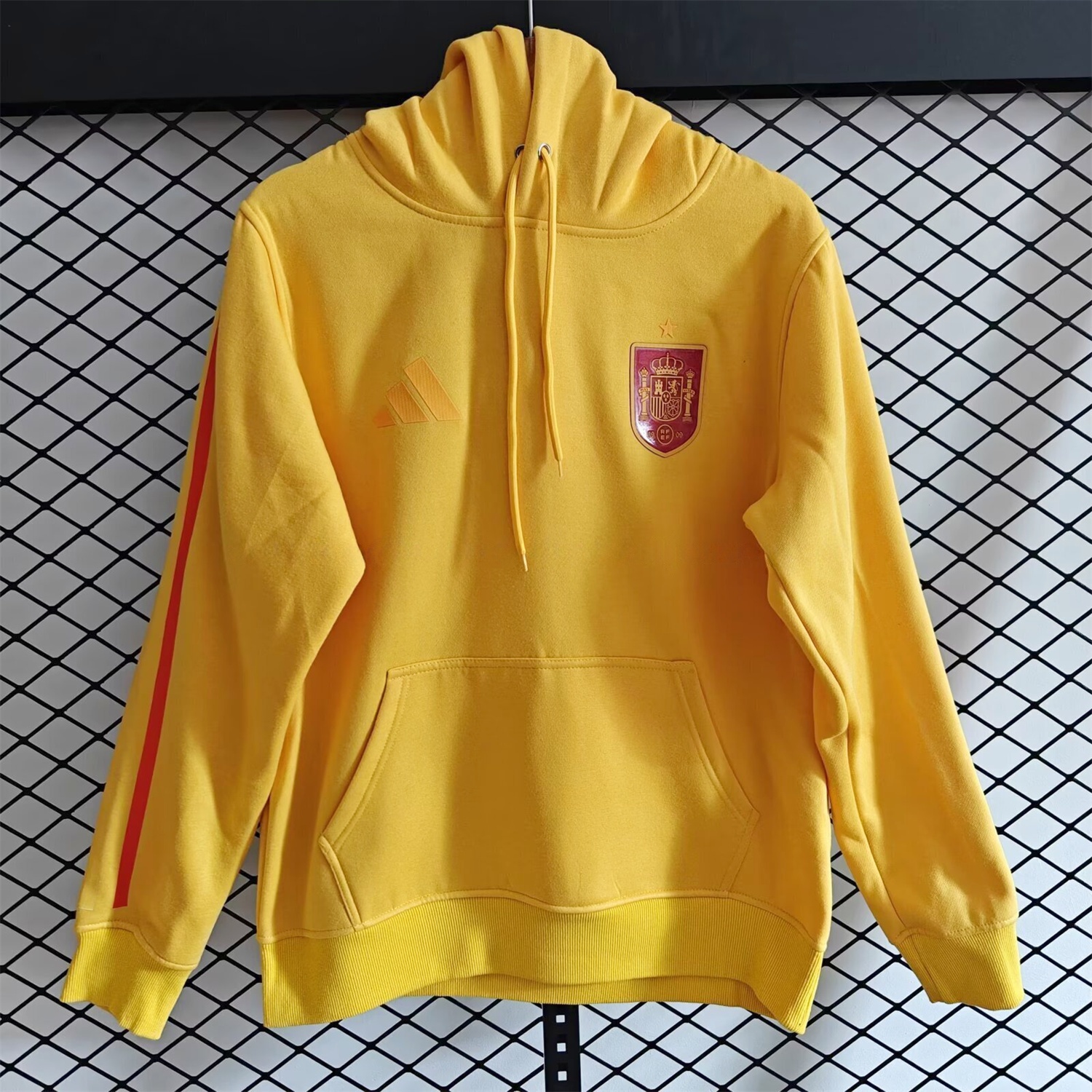 Spain 2026 Home Unisex Pullover Hoodie - UnitedFutballJersey