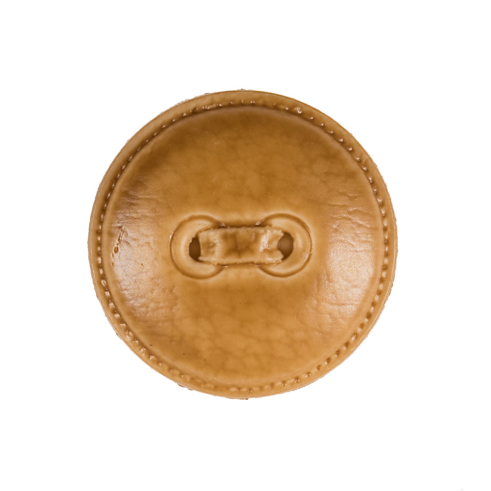 Italian Light Brown Faux Leather Plastic Button - 40L/25.5mm - Joann Fabrics