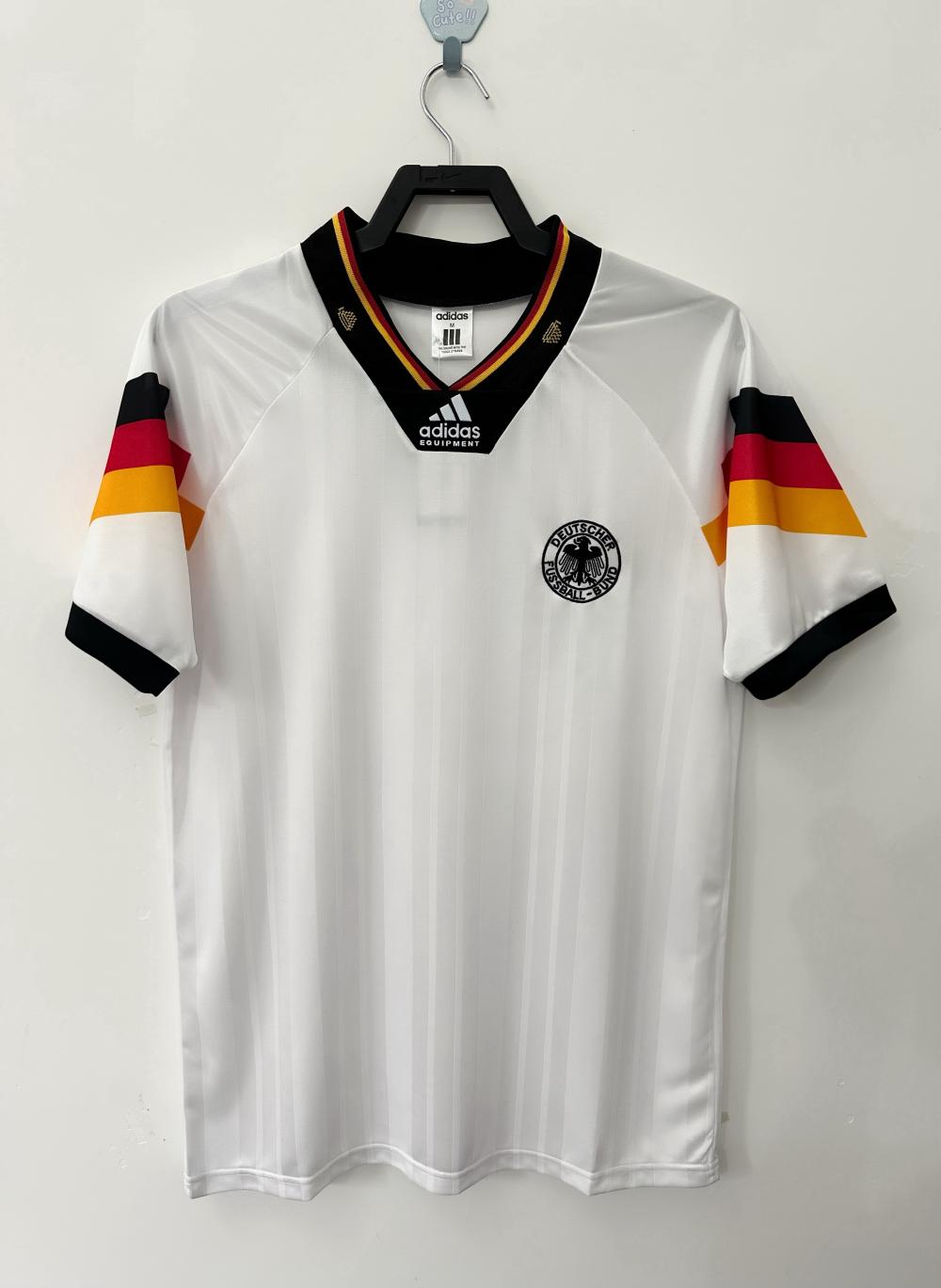 1992 Retro Soccer Jersey Germany Home