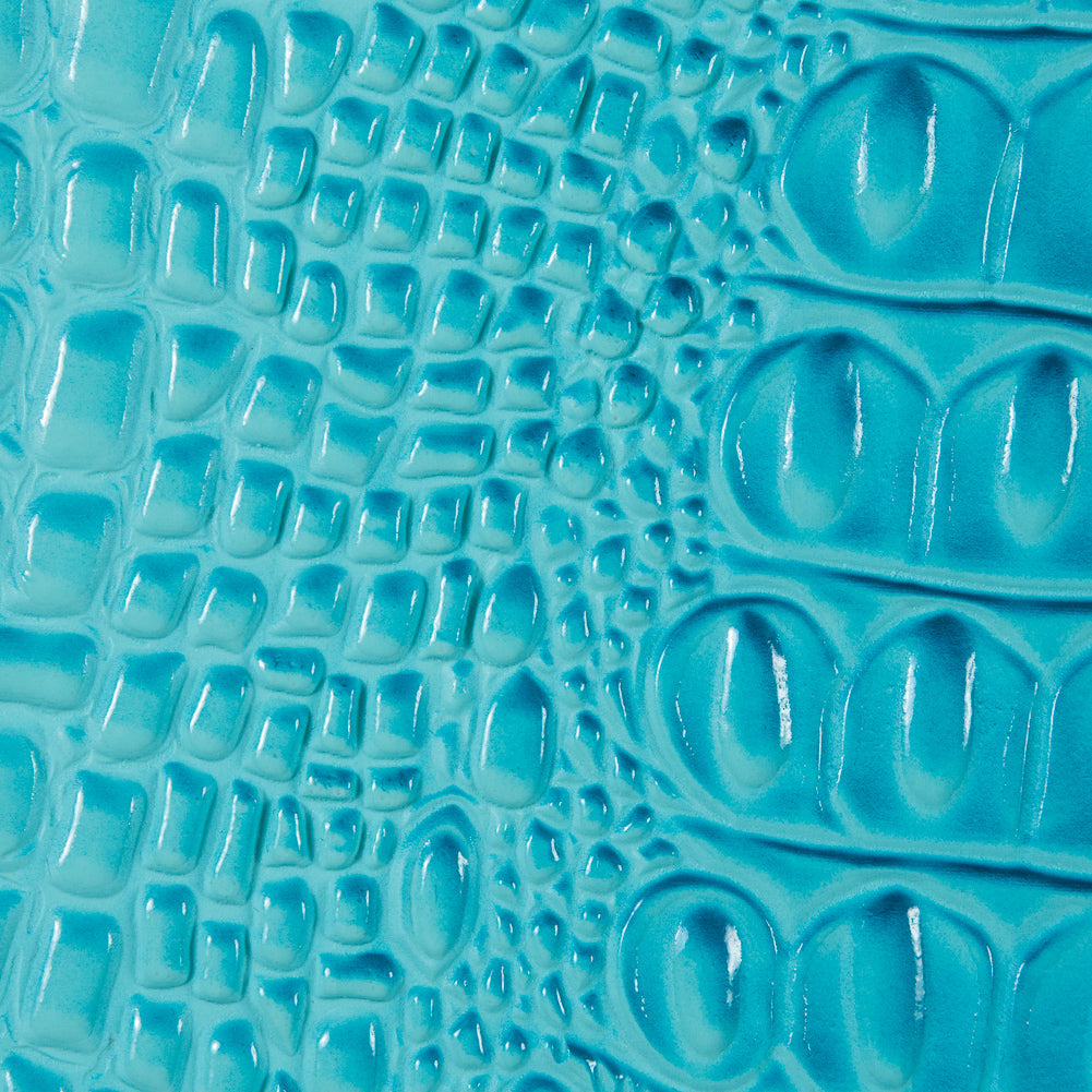 Blue Curacao Crocodile Vinyl - Joann Fabrics