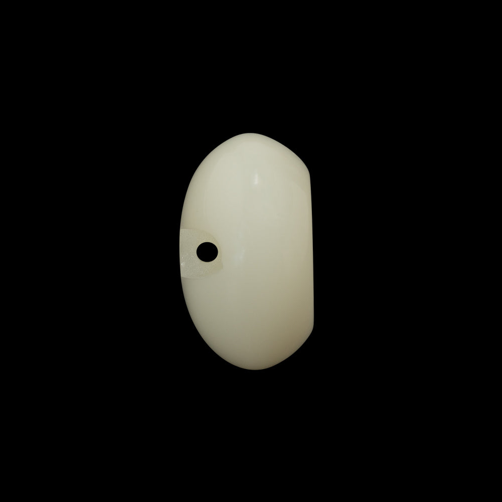 Plastic Self-Back Button - 32L/20mm - Ivory Tire Rim with Gold Disc Center - Joann Fabrics