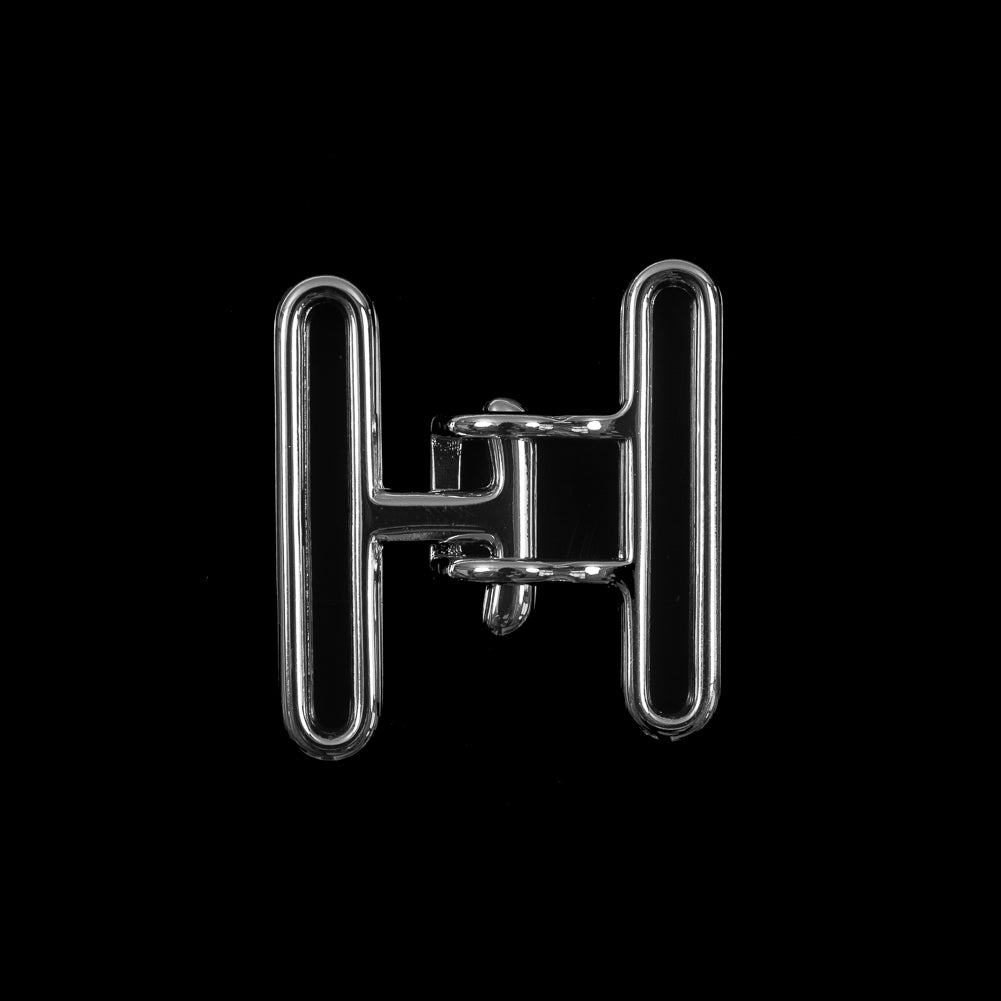 Italian Silver Buckle Closure - 1.625