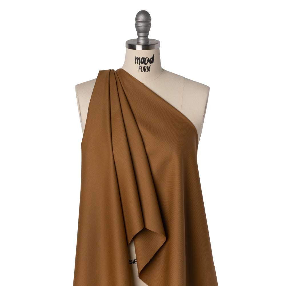 Super 120 Wool Twill Suiting - Caramel - Deadstock - Joann Fabrics