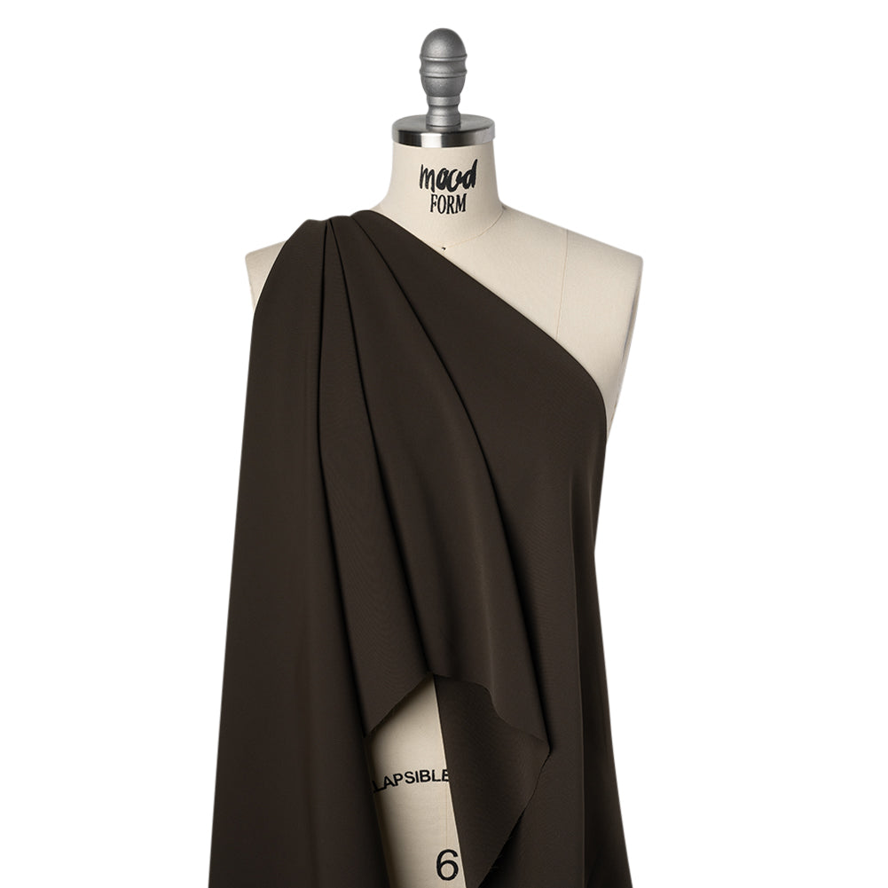 Soft Lightweight Polyester Gabardine - Dark Brown - Stefanie Collection - Joann Fabrics