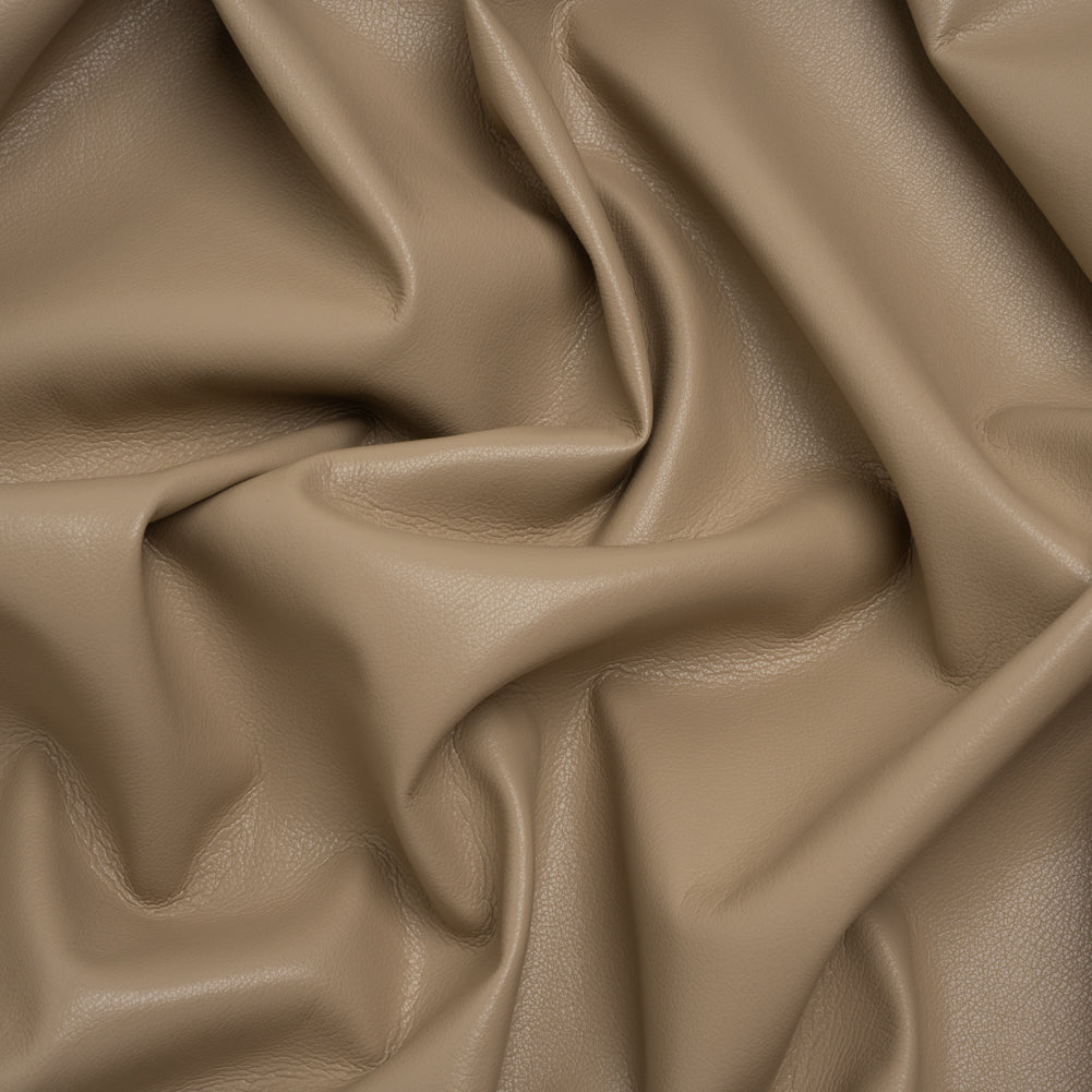 Buttery Faux Leather with Brushed Suede-like Backing - Stone - Veronica Collection - Joann Fabrics