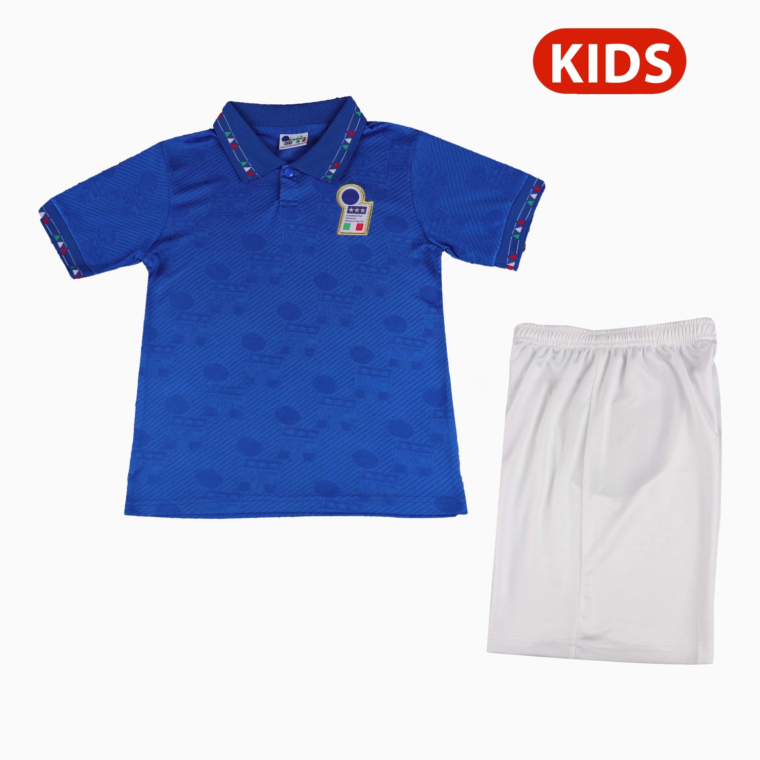 Retro Italy 1994 Home Kids Kit - UnitedFutballJersey