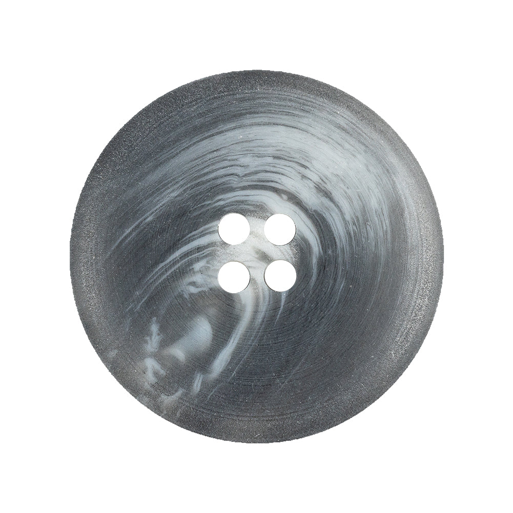 Gray and Silver Cloud Swirled 4-Hole Shallow Plate Plastic Button - 44L/28mm - Joann Fabrics