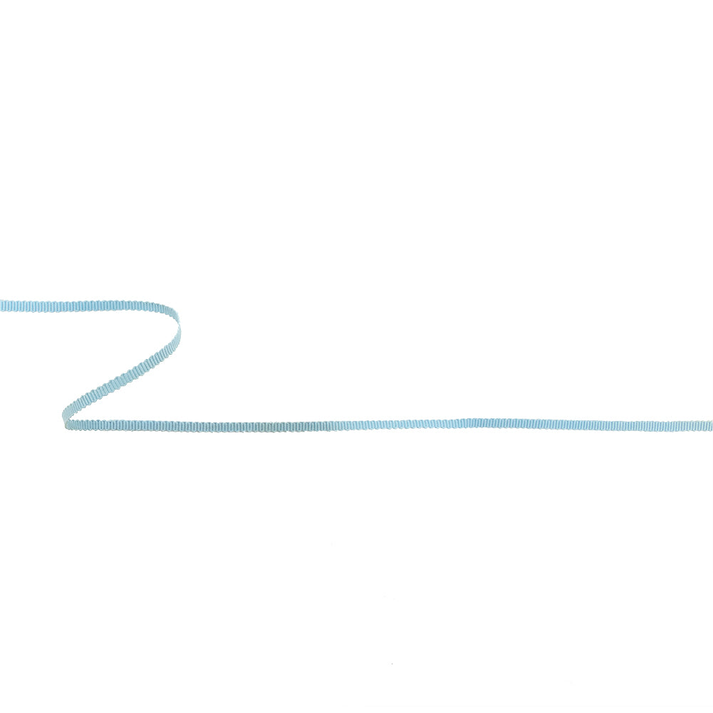 Baby Blue Petersham Grosgrain Ribbon - 0.125