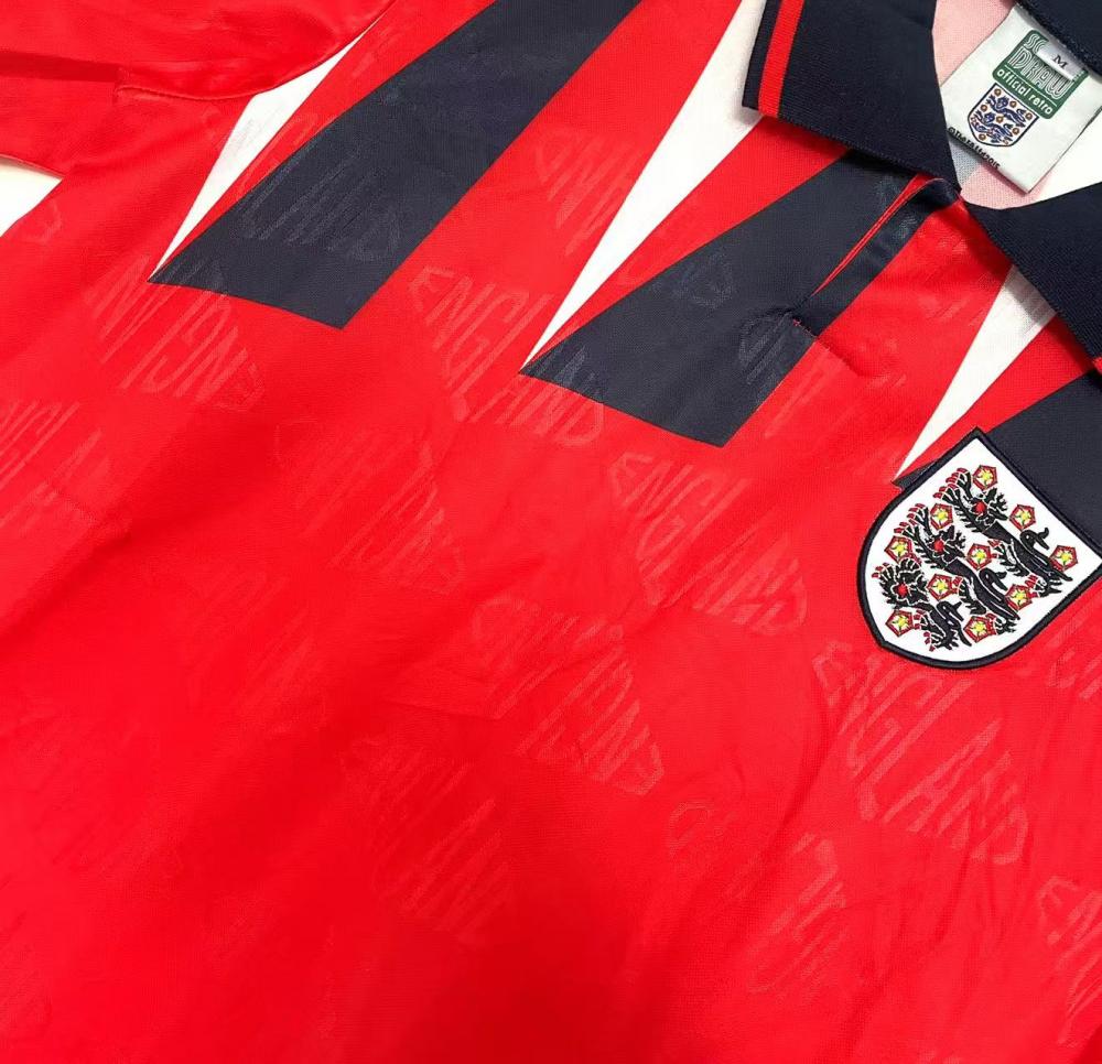 1992 Retro England Away Soccer Jersey 1:1 Thai Quality