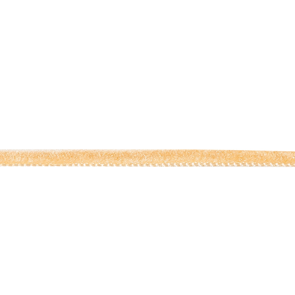 Golden Honey Single Face Velvet Ribbon - 0.125