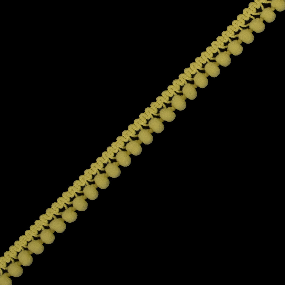 European Yellow Single Row Mini Pom Pom Trim - Joann Fabrics