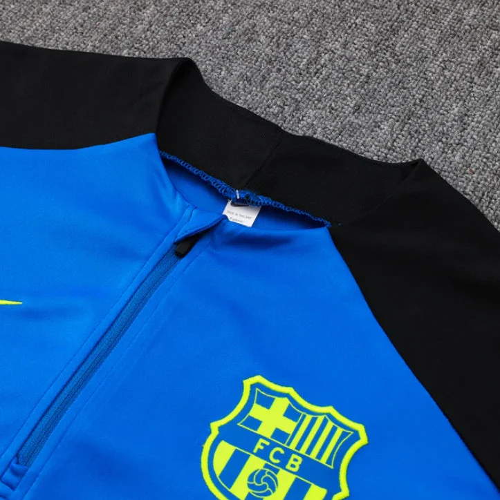 Barcelona Black and Blue Tracksuit