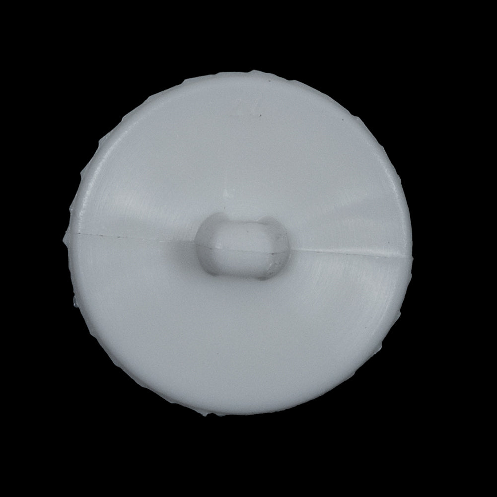 White Detailed Plastic Shank-Back Button - 44L/28mm - Joann Fabrics