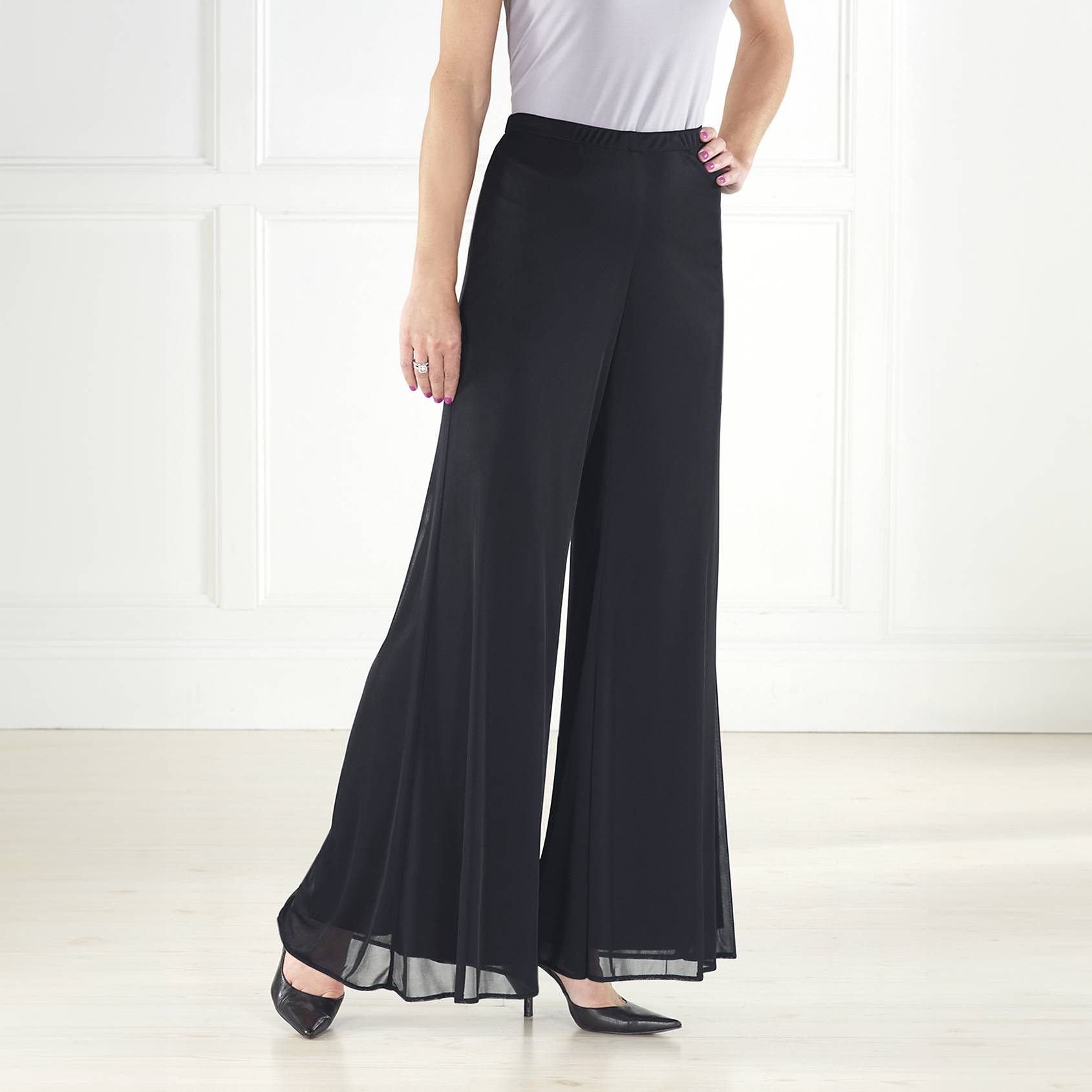 Petites Flowing Dress Pants - Northstyle Catalog