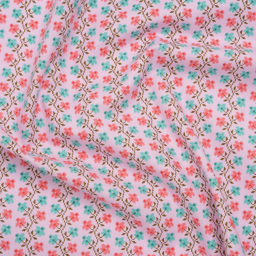 Printed Quilting Cotton by Anna Maria Textiles for Northcott - Perfume Offshoot Floral - Heiress Collection - Joann Fabrics