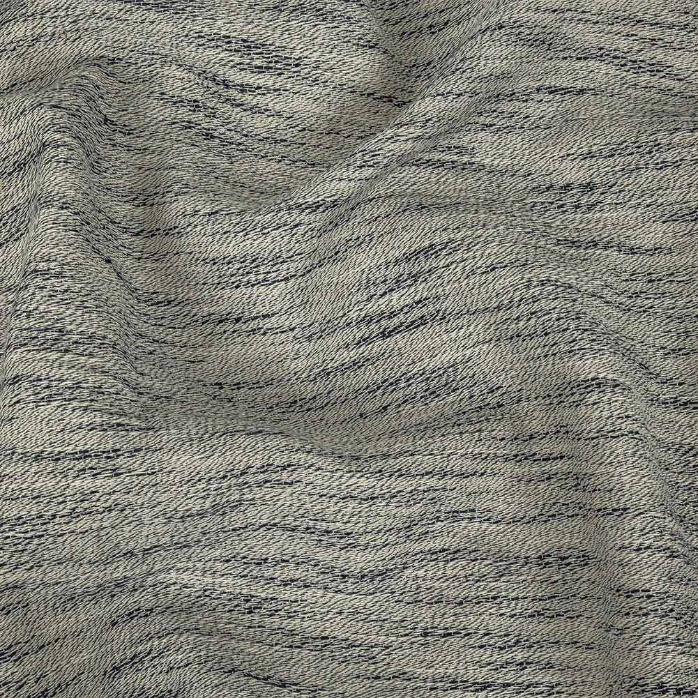 Twilight Blue and Lily White Striated Loopy Cotton Woven - Joann Fabrics