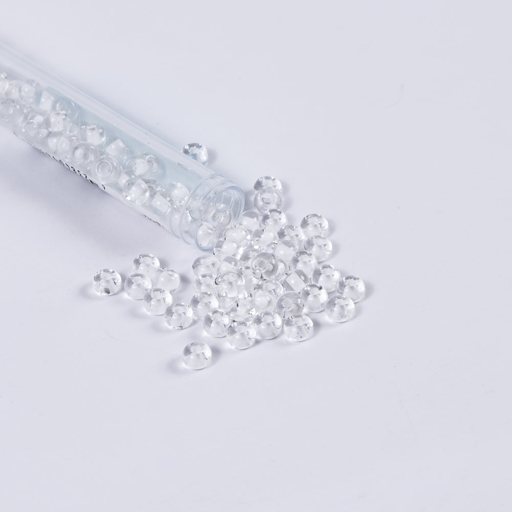 White Lined Crystal Czech Seed Beads - Size 2 - Joann Fabrics