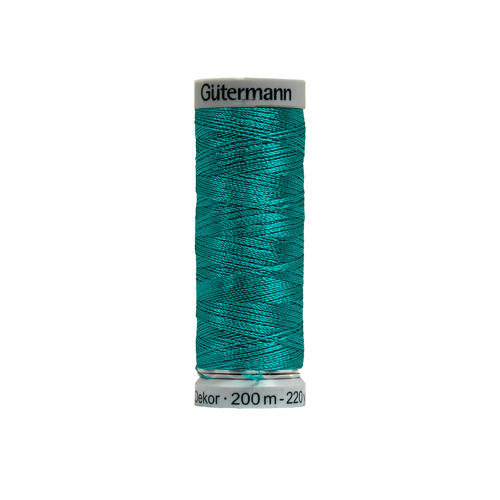 Gutermann Machine Embroidery Thread 200m - 7550 Medium Turquoise - Joann Fabrics