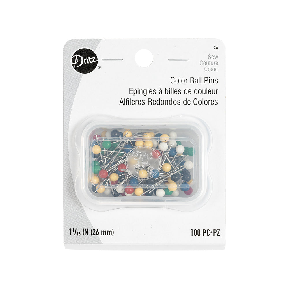 DRITZ 100 COL.BALL PINS 1-1/16 - Joann Fabrics