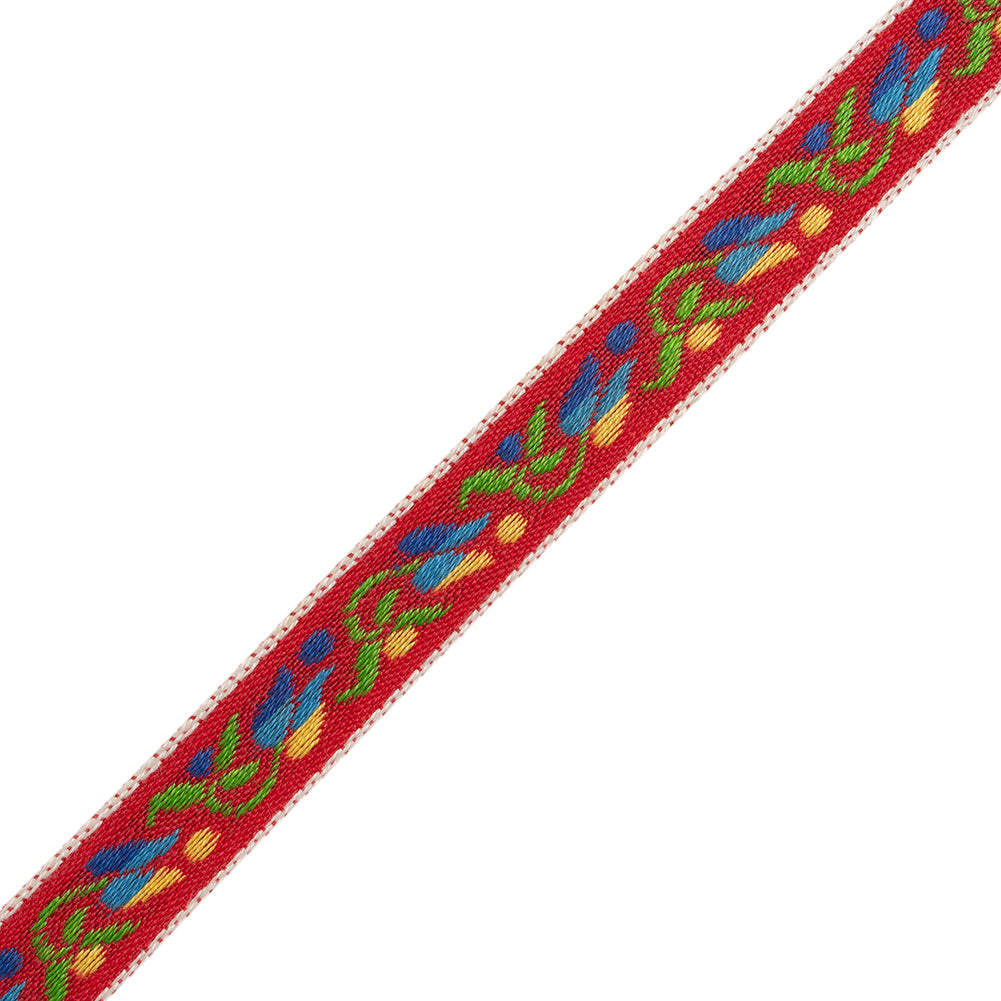 Cotton Jacquard Ribbon - 0.375