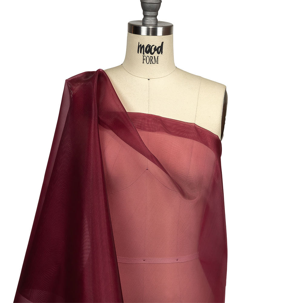 Stiff Polyester Organdy - Wine - Rhiannon Collection - Joann Fabrics