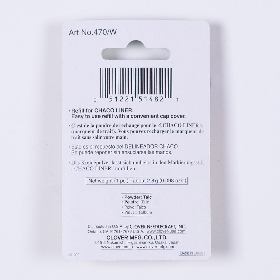 Clover Chaco Liner Refill - White - Joann Fabrics