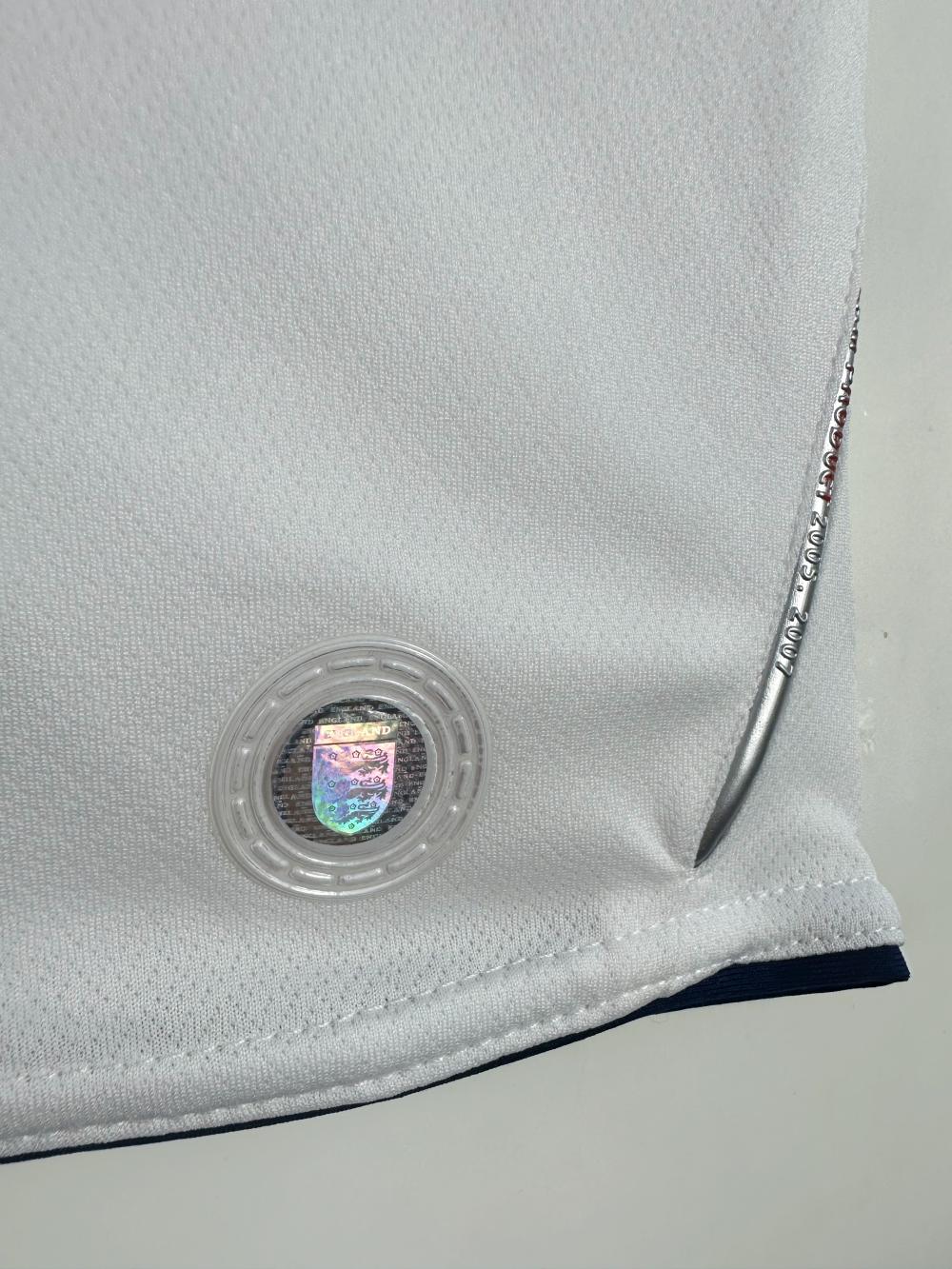 2006 Retro Long Sleeve England Home Soccer Jersey 1:1 Thai Quality