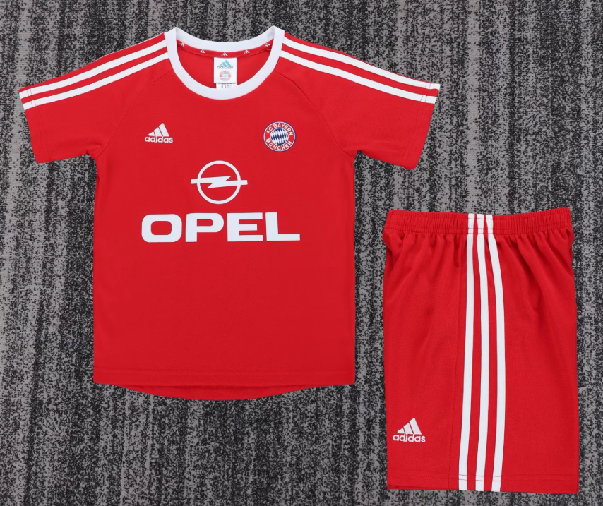 2001/2002 Retro Bayern Munich Europa League Home Football Shirt 1:1 Thai Quality Kids Size