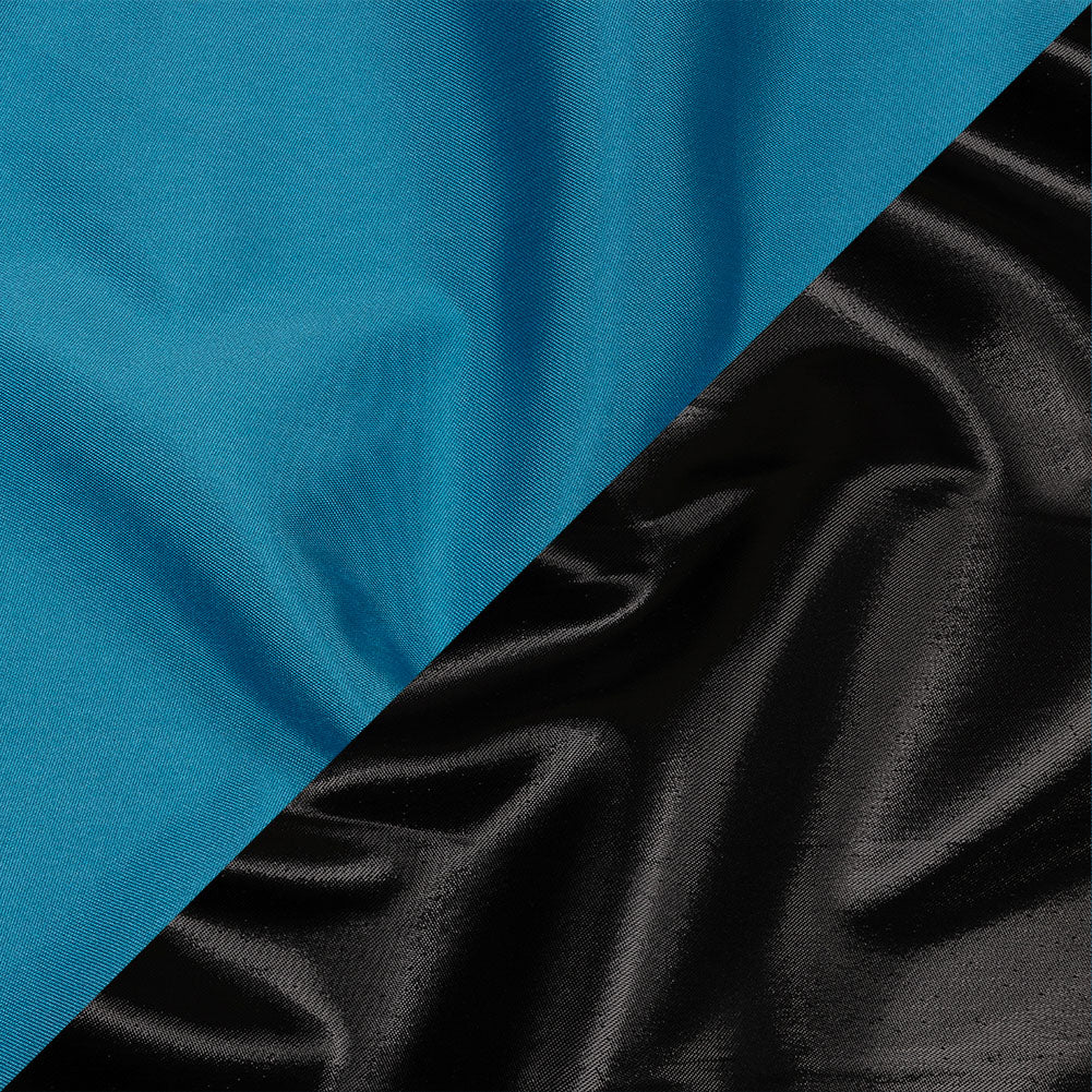 Olwyn Metallic Black and Blue Double Faced Luxury Mikado - Joann Fabrics