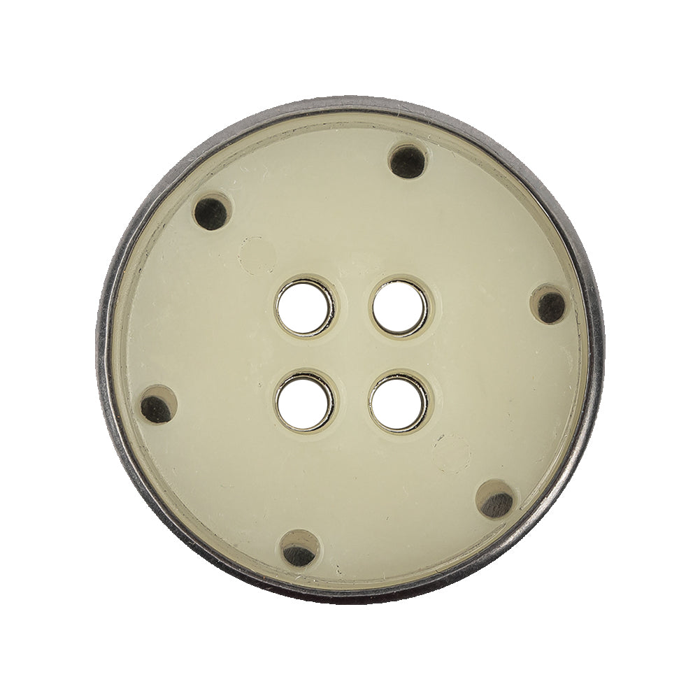 New Silver Metal Coat Button - 44L/28mm - Joann Fabrics