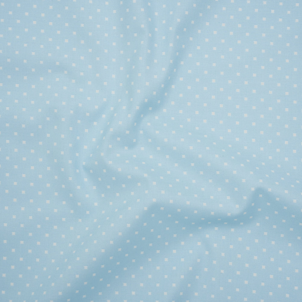 Printed Quilting Cotton by Heather Bailey for FIGO Studio - Sky Lottie Dot Square Polka Dots - Pop Sugar Collection - Joann Fabrics