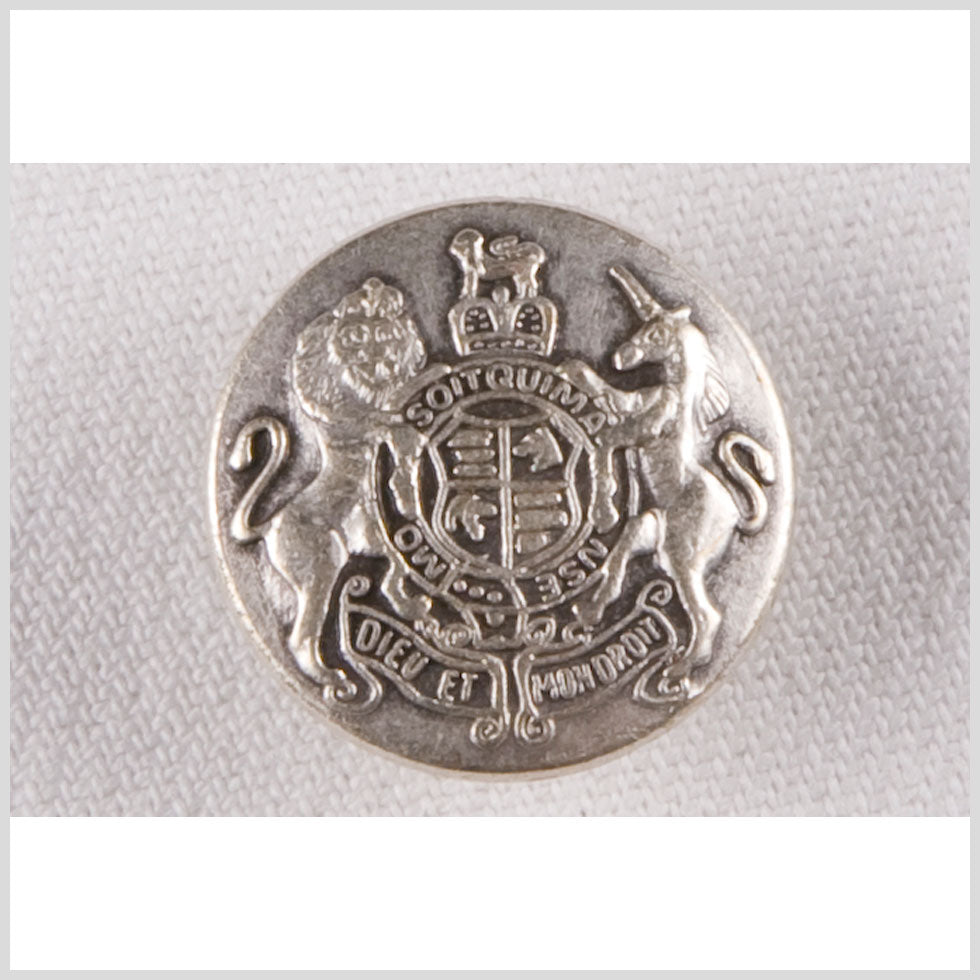 Silver Metal Coat Button - 33L/21mm - Joann Fabrics