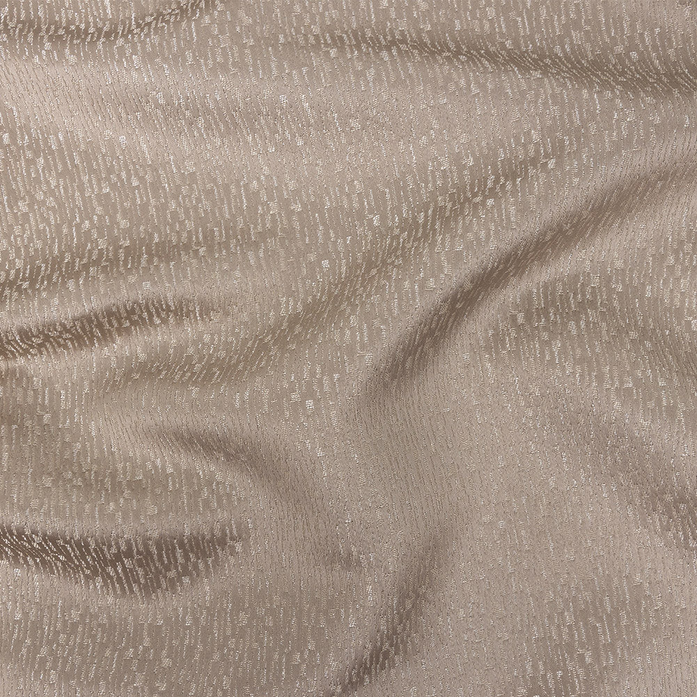 Polyester Jacquard - Taupe Raindrop Streaks - British Imported - Joann Fabrics