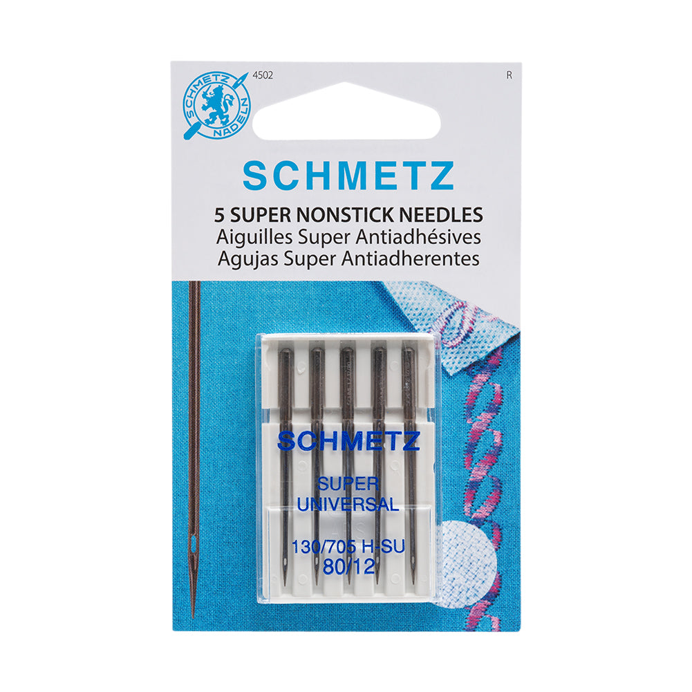 Schmetz Super Nonstick Machine Needles - 80/12 - 5 ct - Joann Fabrics