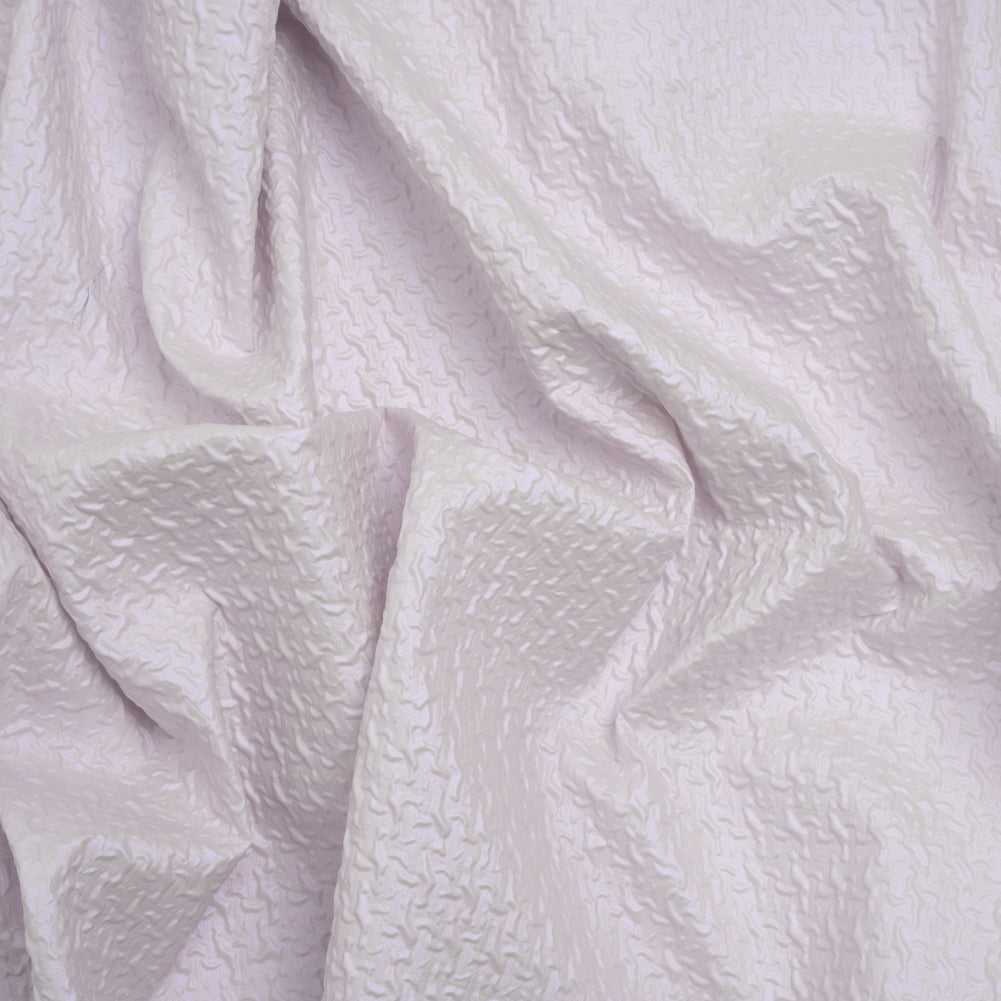 Puckered Novelty Jacketing - Clearwater Blue Abstract - Edana Collection - Joann Fabrics