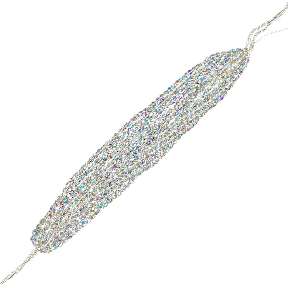 Vintage Crystal Iris Beaded Strands Bundle - 5mm x 9.5
