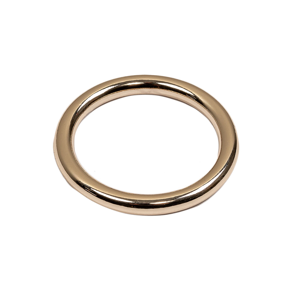 Gold Solid Metal O Ring - 1