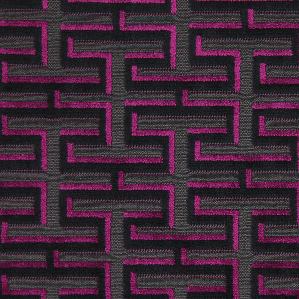 Zwart Cardinal Square Geometric Velvet - Joann Fabrics