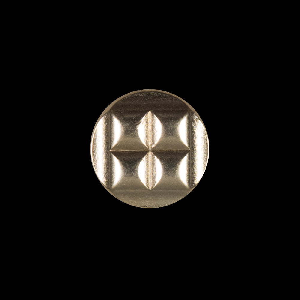 Gold Metal Shank Back Button - 24L/15mm - Joann Fabrics