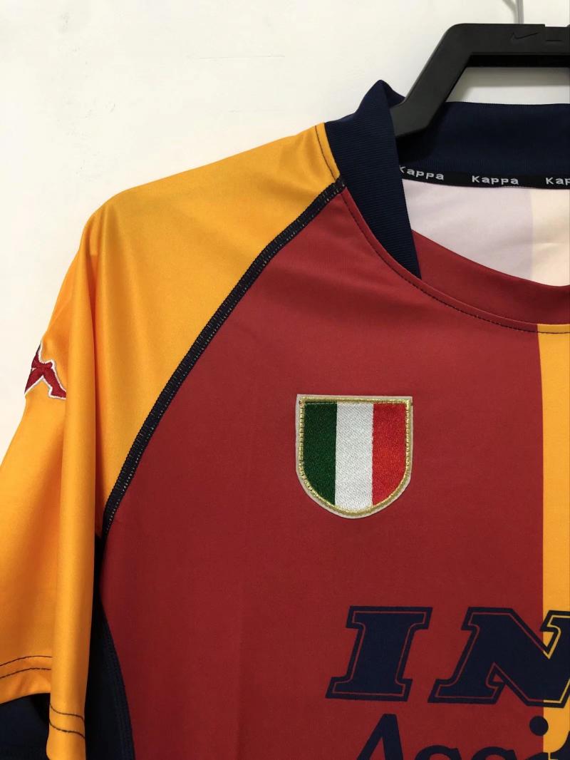 2000-2001 Retro Roma Home Soccer Jersey 1:1 Thai Quality