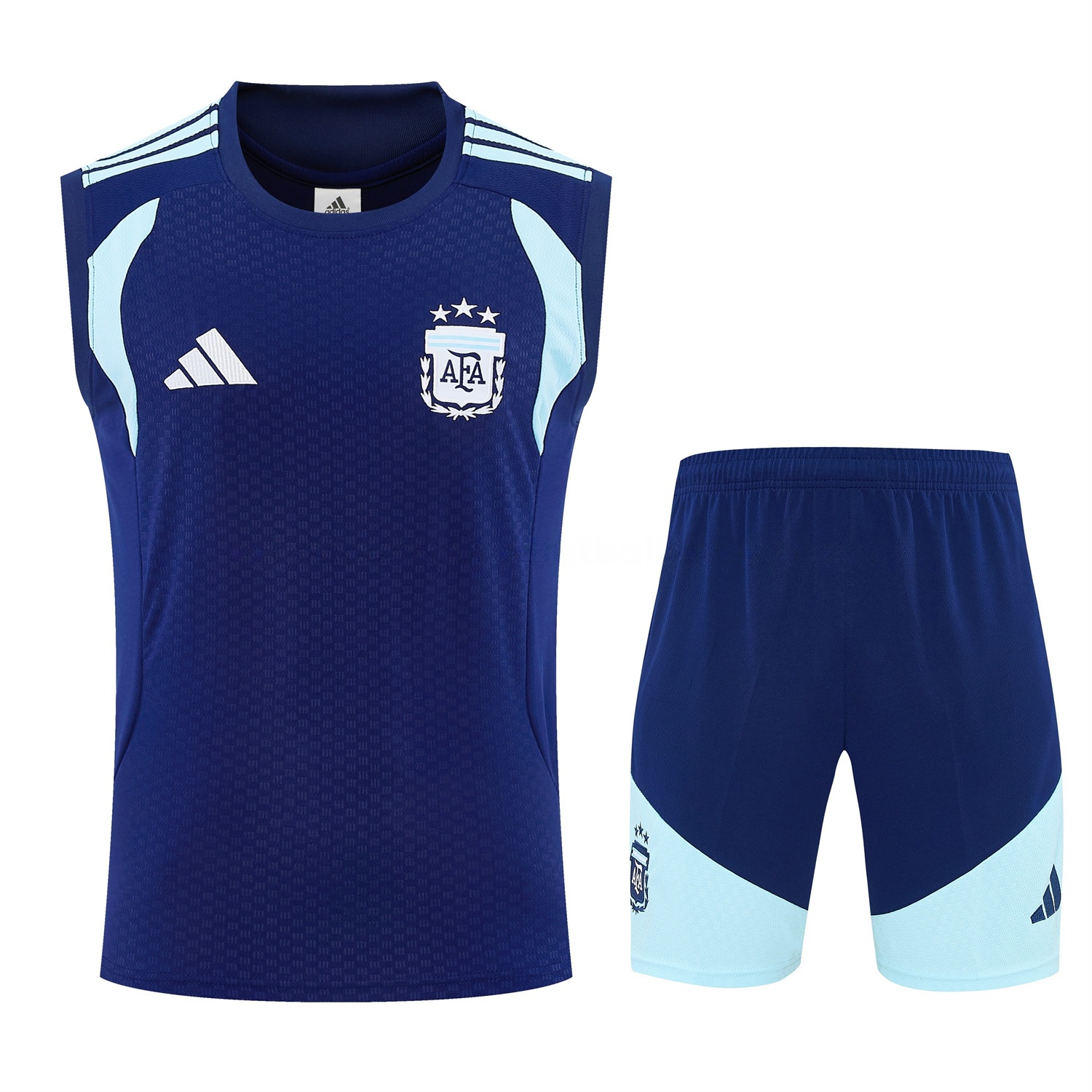 Argentina 2026 Vest Training Set - Dark Blue Vest and Shorts - UnitedFutballJersey