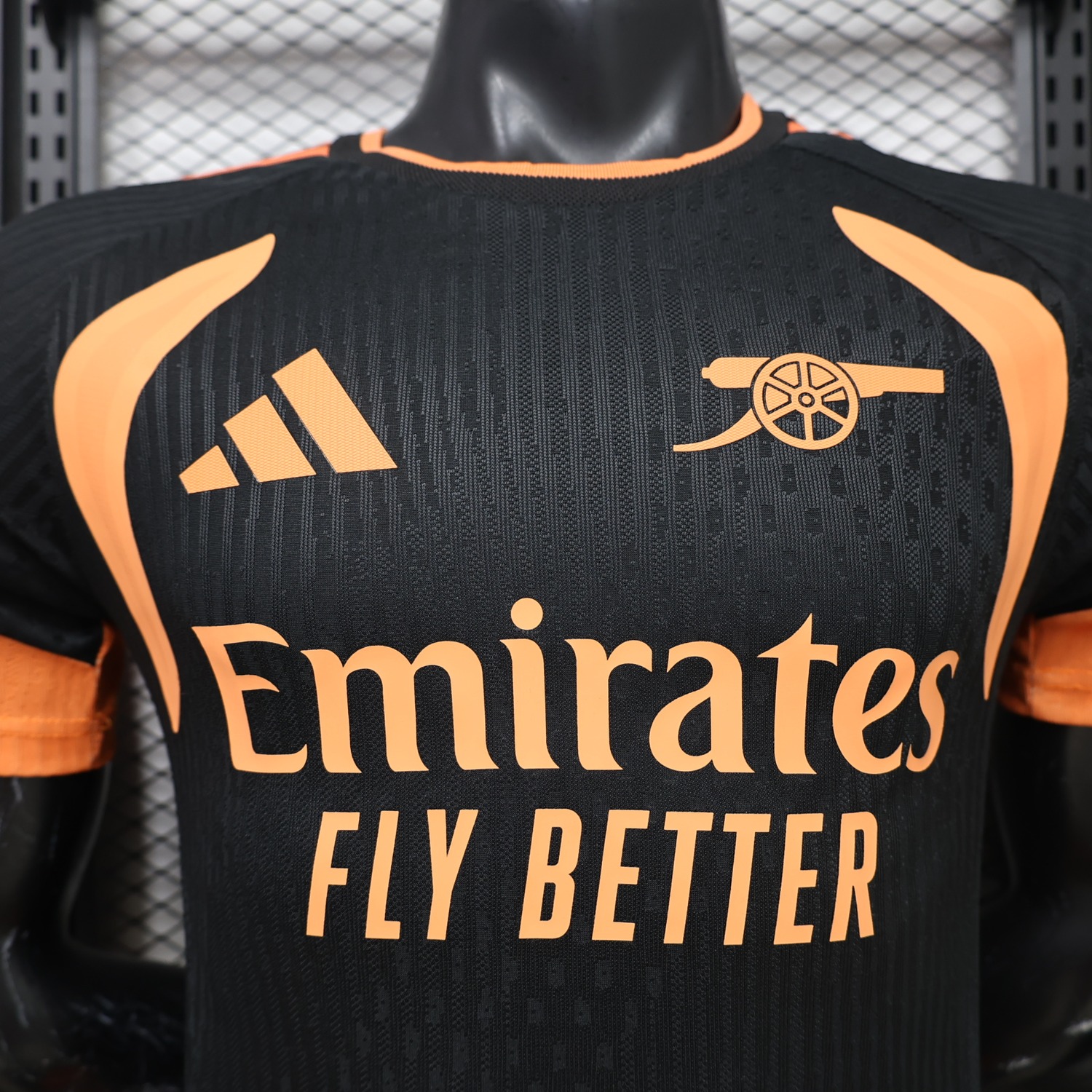 Arsenal 26-27 black orange Special Jersey - Player Version - UnitedFutballJersey