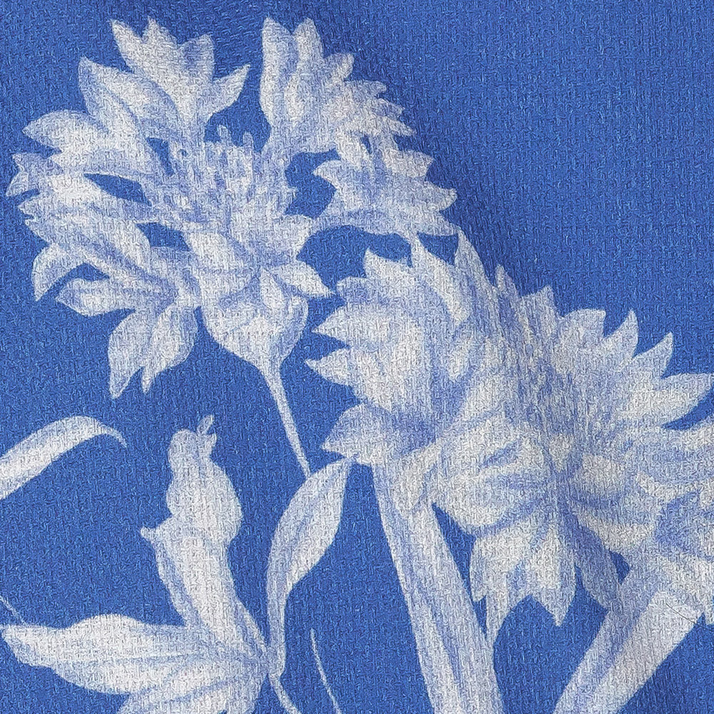 Mood Exclusive Cobalt Blue Camellia Mirage Stretch Cotton Woven - Joann Fabrics